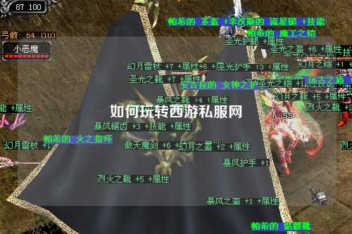 如何玩轉(zhuǎn)西游私服網(wǎng)