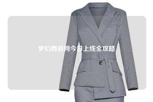 夢幻西游網(wǎng)今日上線全攻略