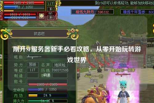 剛開SF服務(wù)器新手必看攻略，從零開始玩轉(zhuǎn)游戲世界