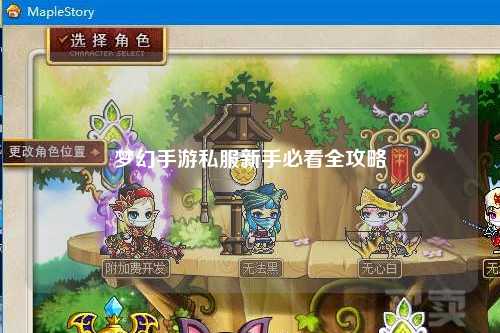 夢幻手游私服新手必看全攻略