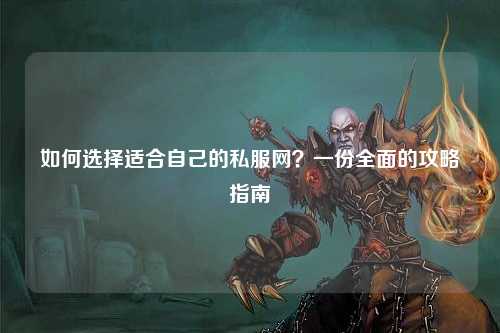 如何選擇適合自己的私服網(wǎng)？一份全面的攻略指南