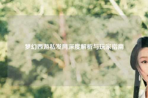 夢(mèng)幻西游私發(fā)網(wǎng)深度解析與玩家指南