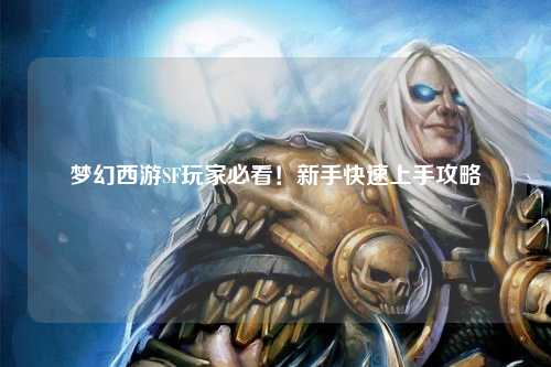 夢(mèng)幻西游SF玩家必看！新手快速上手攻略
