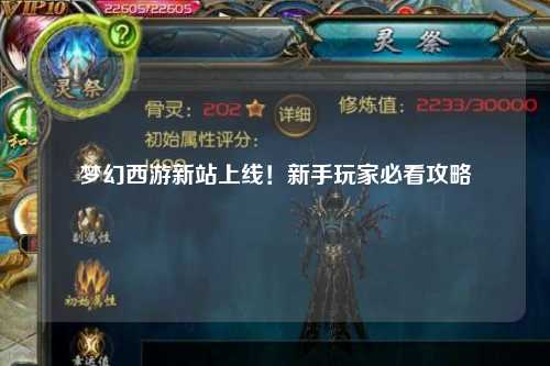 夢(mèng)幻西游新站上線！新手玩家必看攻略