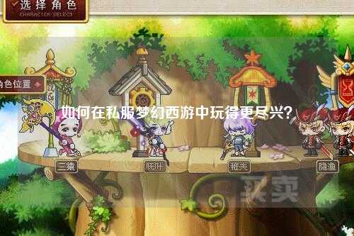 如何在私服夢幻西游中玩得更盡興？