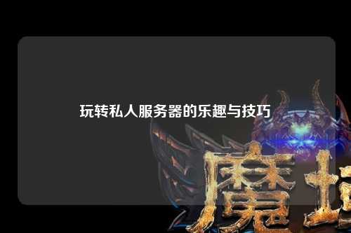 玩轉(zhuǎn)私人服務(wù)器的樂趣與技巧