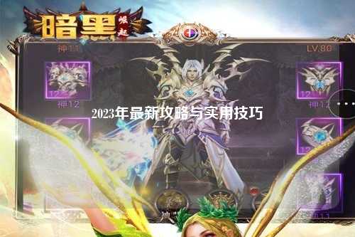 2023年最新攻略與實用技巧