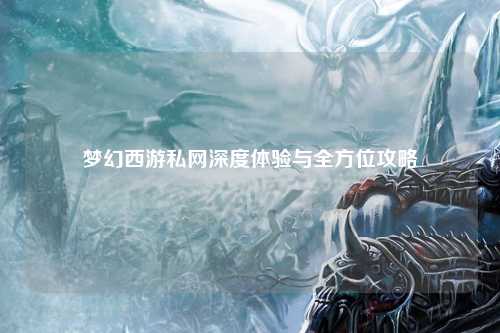 夢(mèng)幻西游私網(wǎng)深度體驗(yàn)與全方位攻略