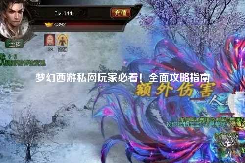 夢(mèng)幻西游私網(wǎng)玩家必看！全面攻略指南