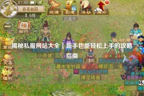 揭秘私服網(wǎng)站大全|新手也能輕松上手的攻略指南